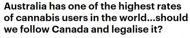 澳洲这三地提案, 大麻将合法?! 像香烟一样随处能抽, 家里就可以种