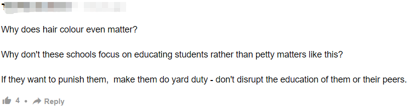 维州中学生因这一行为而被逐出课堂！妈妈直言遭受歧视！网友：不值得同情！