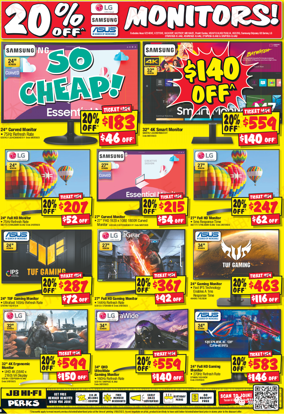 JB HI-FI本周最新打折图表！ 6月15日 - 6月21日！