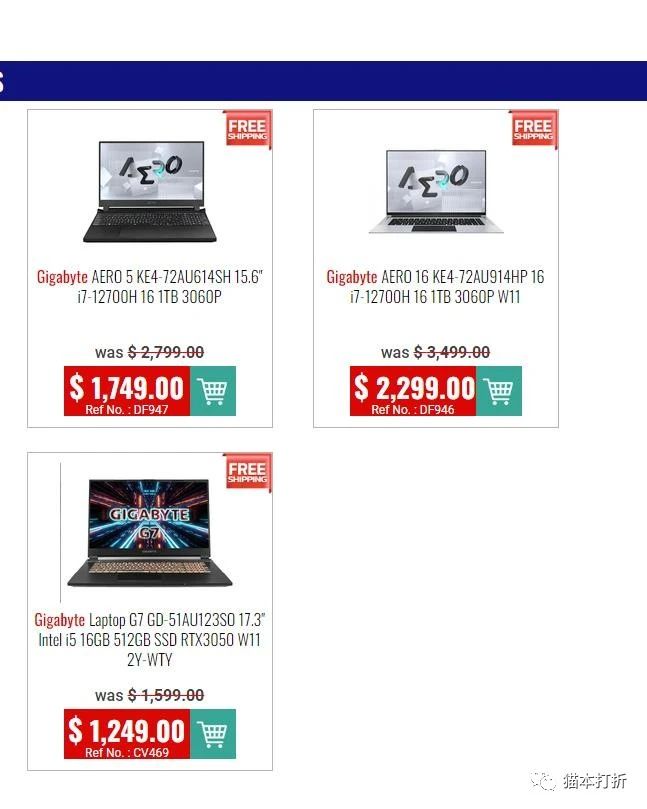 GIGABYTE EOFY科技产品财年促销：最高44%折扣！@ Harristechnology