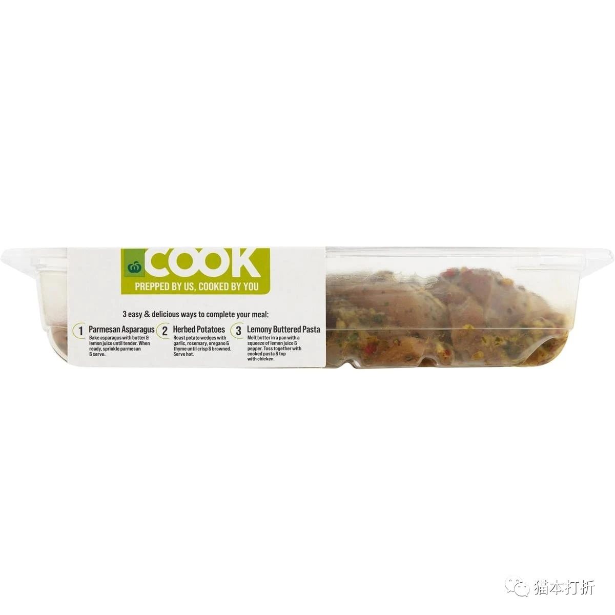 柠檬蒜香味无骨鸡腿特价！一份500克，两份$15！@ woolworths