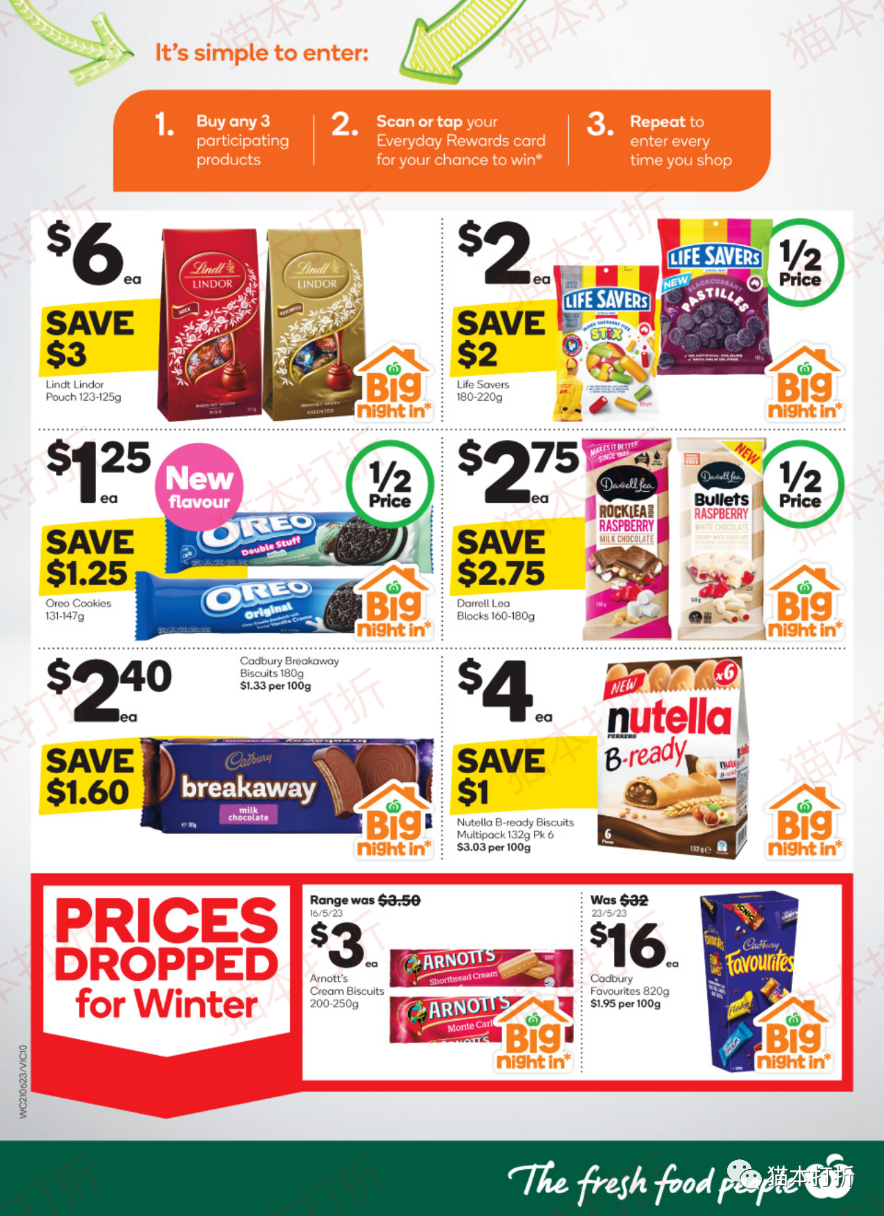 Woolworths 本周最新打折图表 6月21日---6月27日！